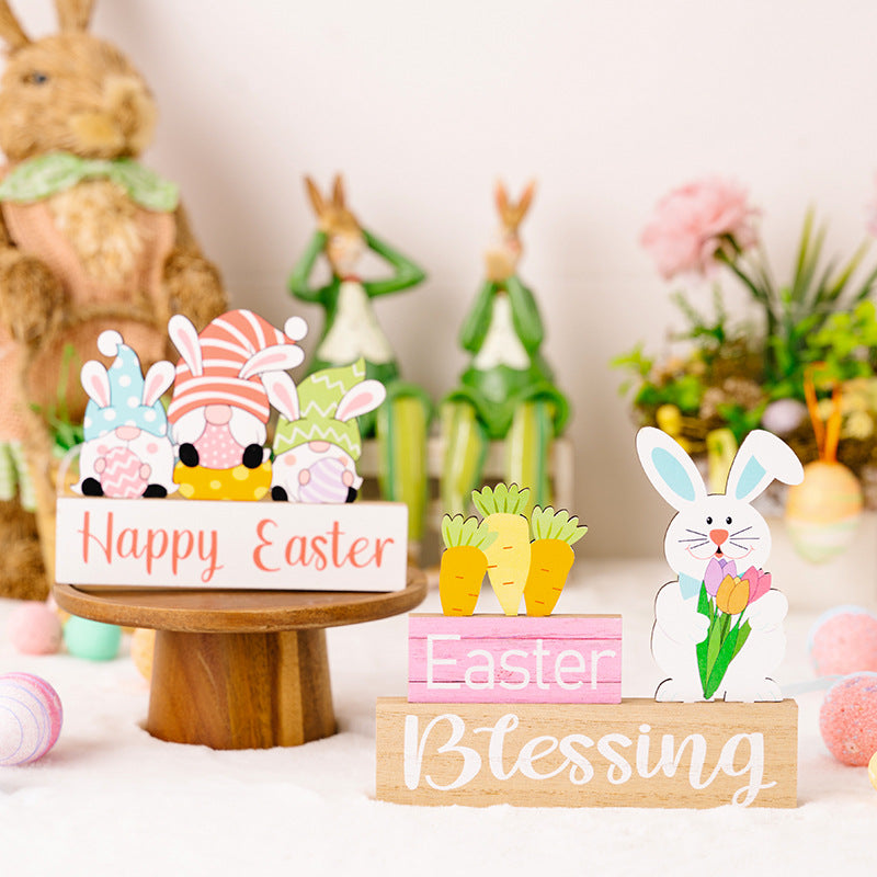 Easter Element Wooden Ornament